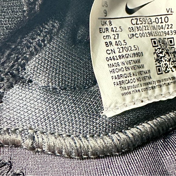 Men’s Nike Force Zoom Trout 8 Elite Baseball Cleats Black CZ5913-010 Size 9 NEW - Picture 10 of 10